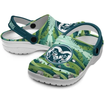custom colorado state rams hills illustration clogs high quality