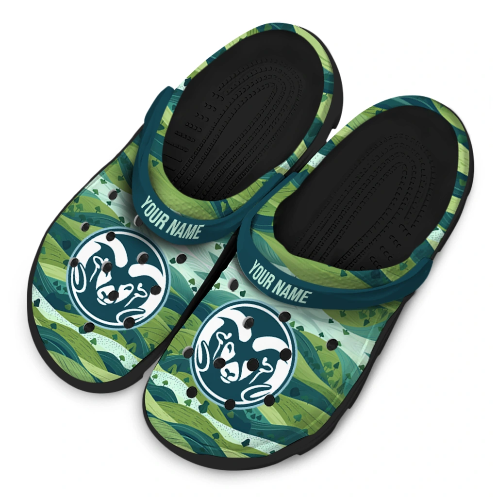custom colorado state rams hills illustration clogs latest model custom colorado state rams hills illustration clogs latest model