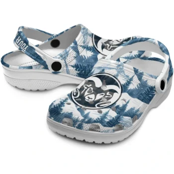 custom colorado state rams snowy mountains clogs high quality