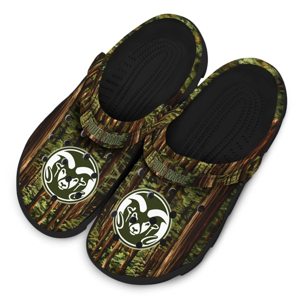 custom colorado state rams woods forest designs clogs latest model custom colorado state rams woods forest designs clogs latest model