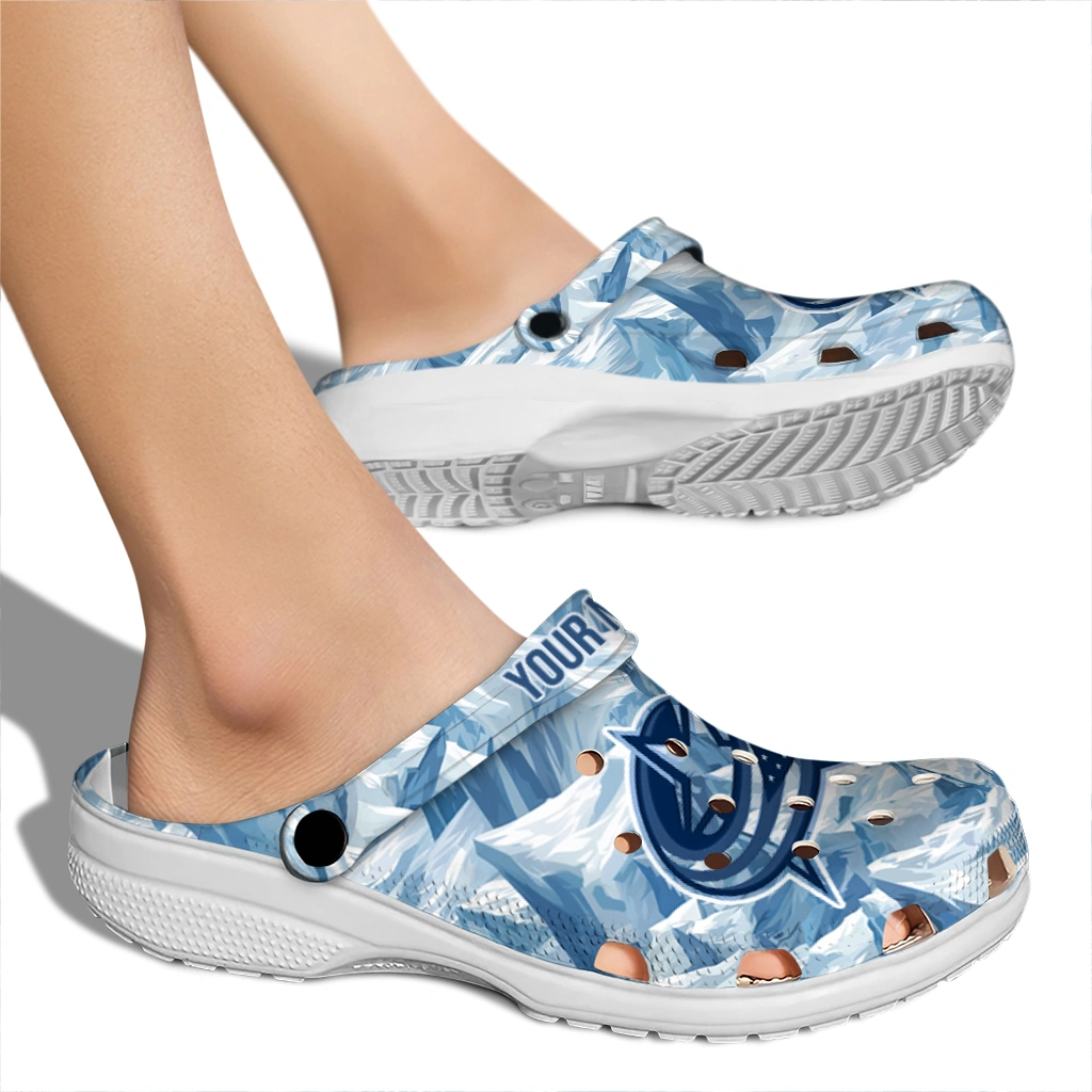 custom columbus blue jackets mountain artwork clogs fashion forward custom columbus blue jackets mountain artwork clogs fashion forward