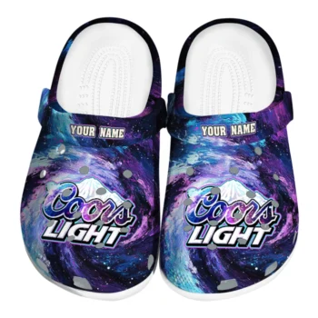 custom coors light beer swirl motion purple blue clogs best selling hey clogs