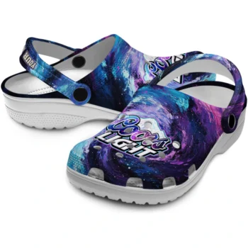 custom coors light beer swirl motion purple blue clogs high quality hey clogs