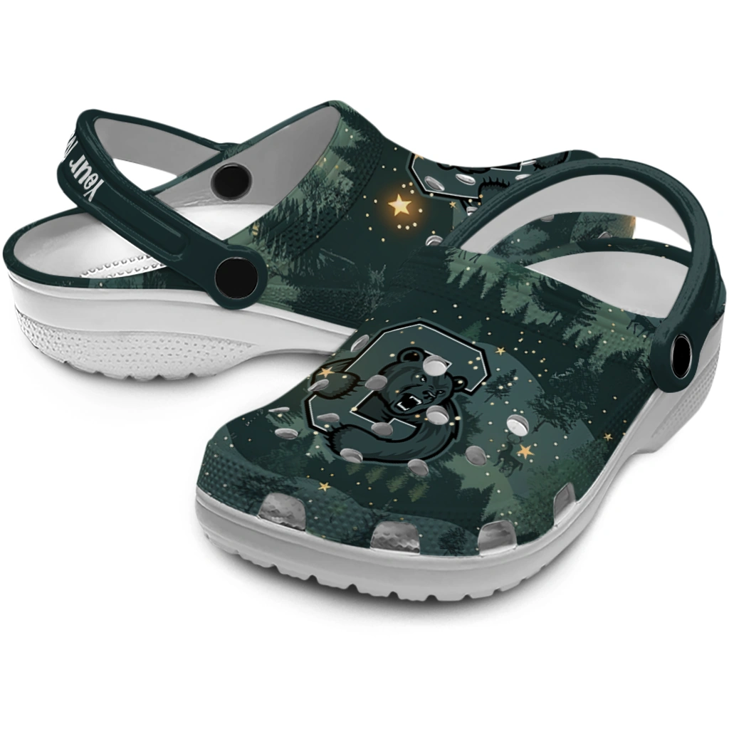 custom cornell big red deer nightscape clogs high quality custom cornell big red deer nightscape clogs high quality