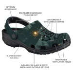 custom cornell big red deer nightscape clogs best selling