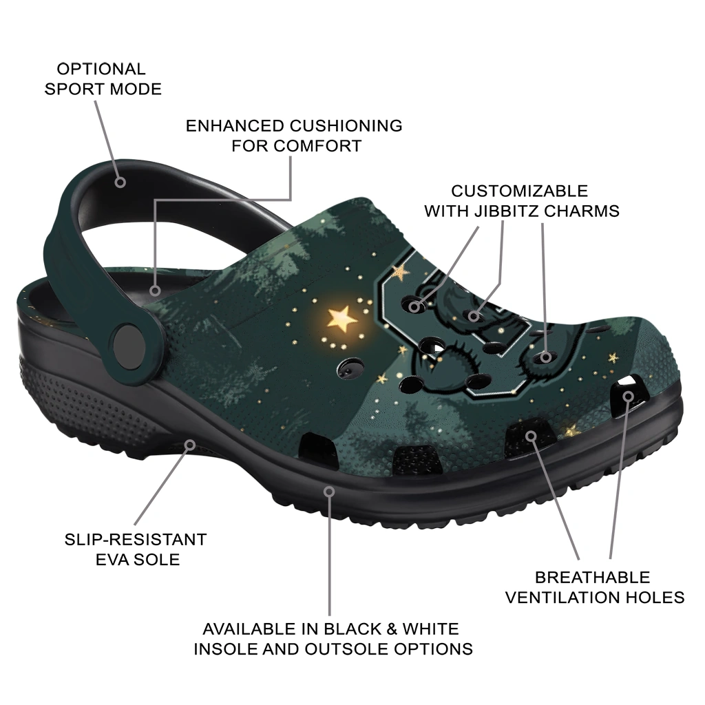 custom cornell big red deer nightscape clogs new arrival custom cornell big red deer nightscape clogs new arrival