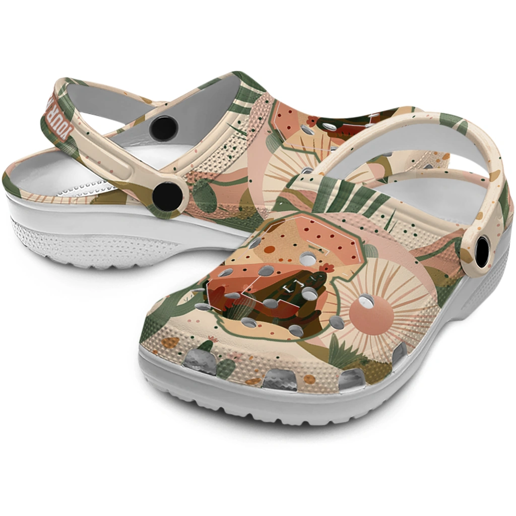 custom cornell big red desert cactus pattern clogs high quality custom cornell big red desert cactus pattern clogs high quality