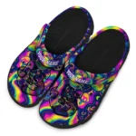 custom cornell big red swirling mushrooms clogs best selling