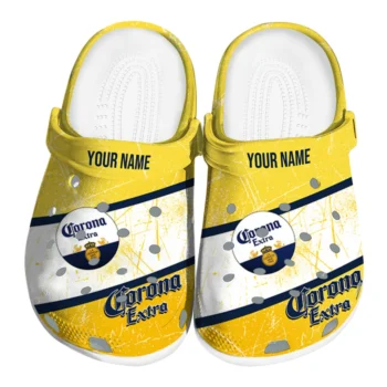 custom corona beer corona league yellow white clogs best selling hey clogs