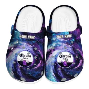custom corona beer galaxy purple blue clogs best selling hey clogs