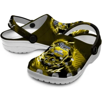 custom corona beer skull thunder yellow black clogs high quality hey clogs