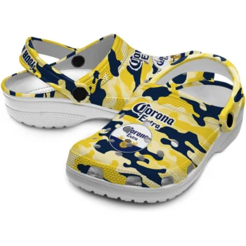 custom corona beer yellow camouflage yellow navy clogs high quality hey clogs