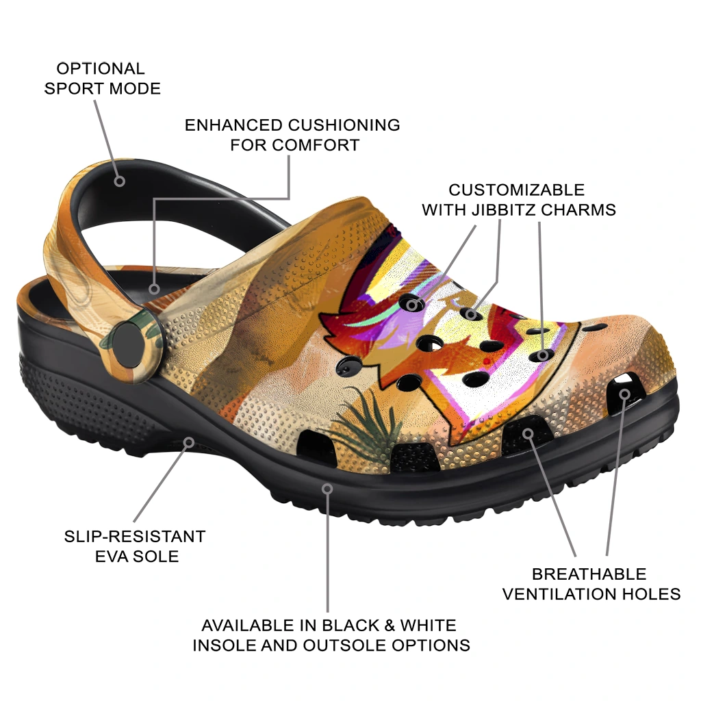 custom creighton bluejays desert layers clogs new arrival custom creighton bluejays desert layers clogs new arrival