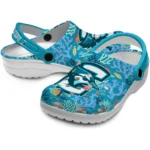 custom creighton bluejays tropical fish ocean clogs best selling
