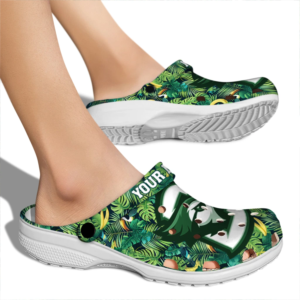 custom creighton bluejays tropical leaves clogs fashion forward custom creighton bluejays tropical leaves clogs fashion forward