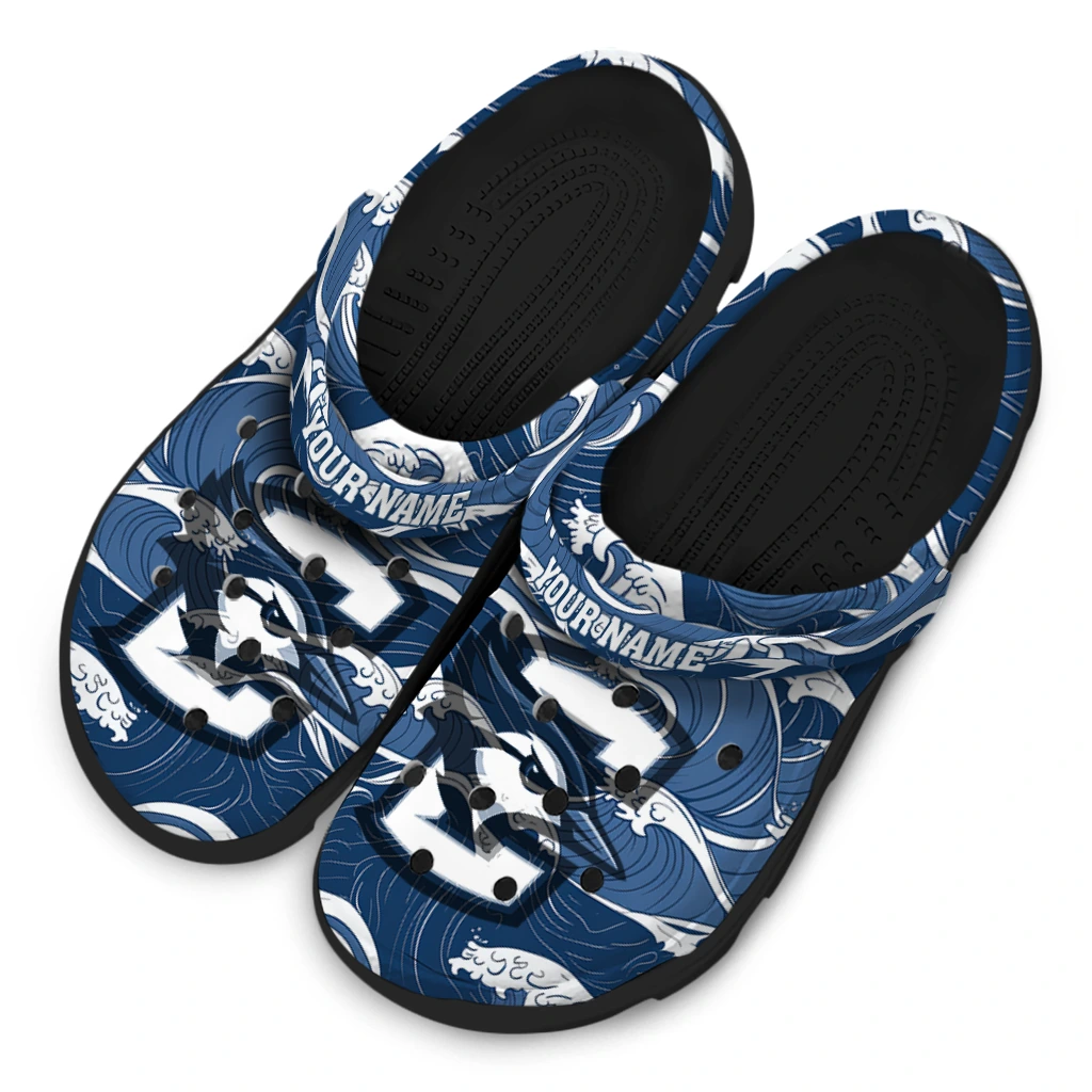 custom creighton bluejays wave flow clogs latest model custom creighton bluejays wave flow clogs latest model