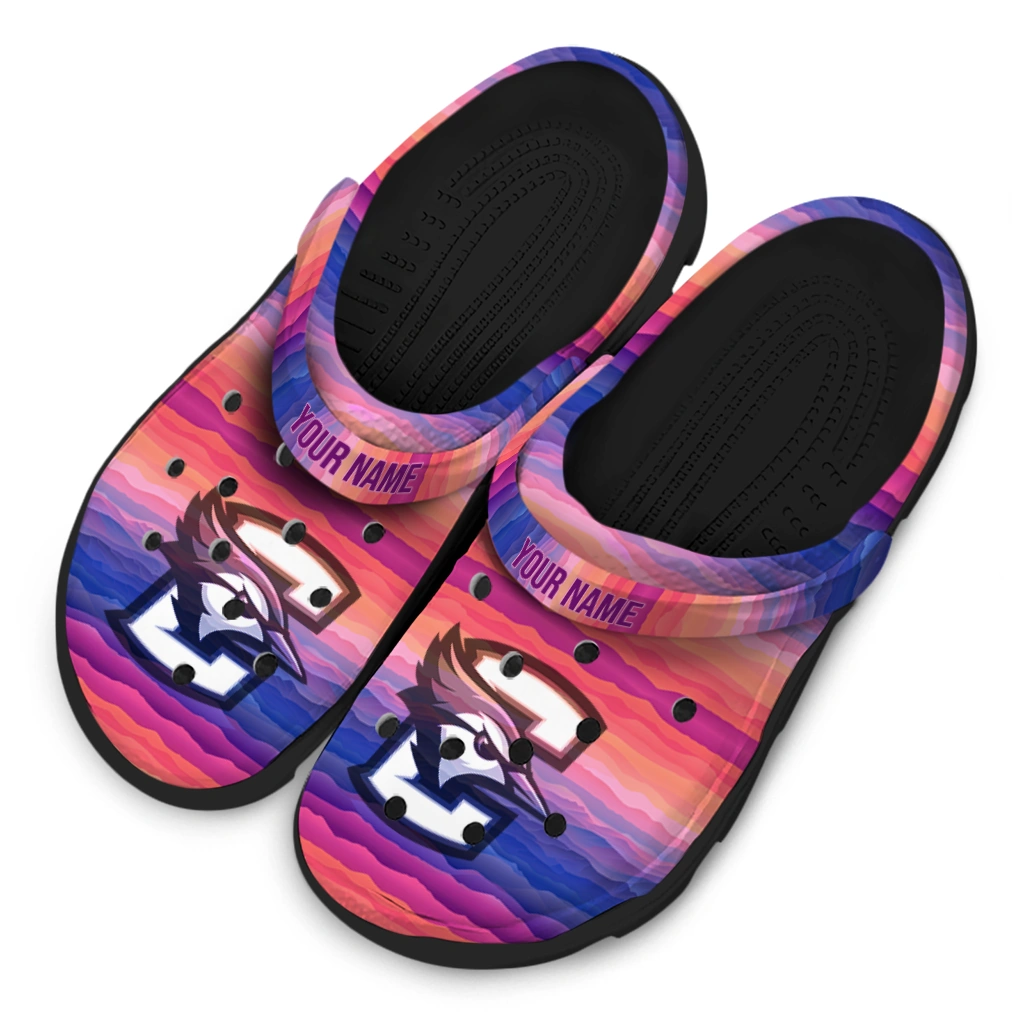 custom creighton bluejays wavy stripes clogs latest model custom creighton bluejays wavy stripes clogs latest model