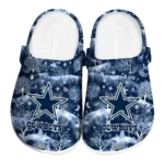custom dallas cowboys snowy hills clogs best selling
