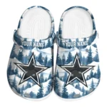 custom dallas cowboys snowy mountains clogs best selling