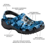 custom dallas mavericks snowy hills clogs best selling