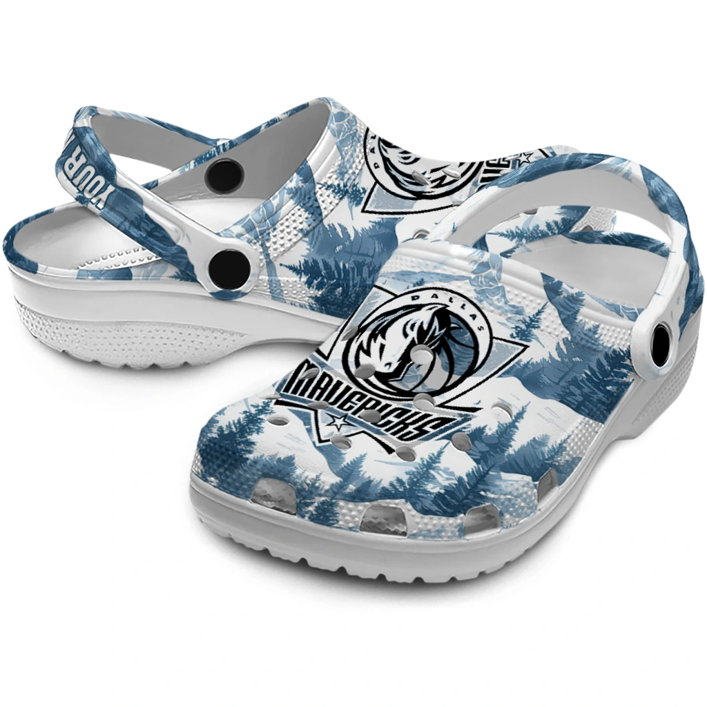 custom dallas mavericks snowy mountains clogs high quality custom dallas mavericks snowy mountains clogs high quality