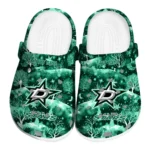 custom dallas stars snowy hills clogs best selling