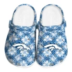 custom denver broncos snowflake mosaic clogs best selling