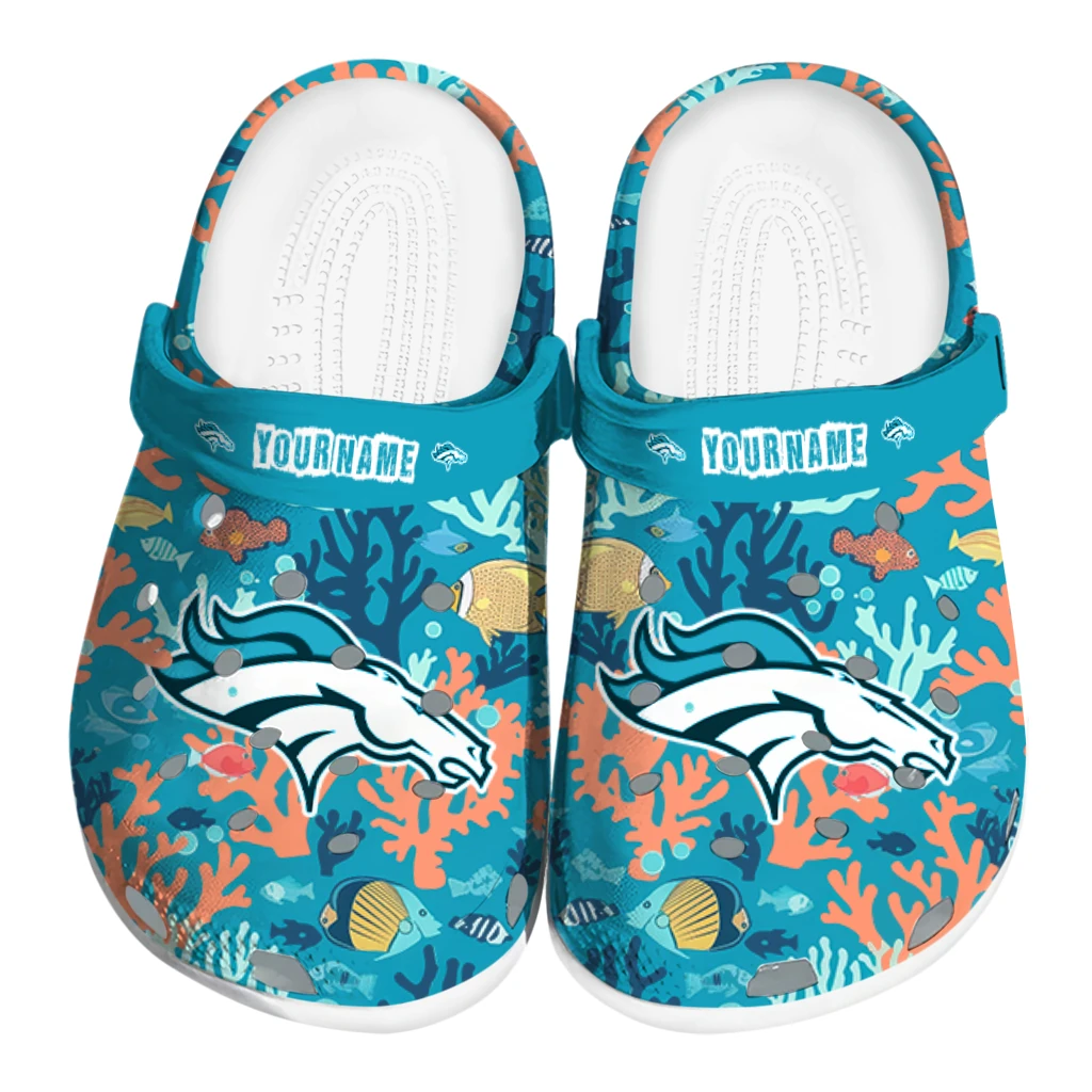 custom denver broncos tropical fish ocean clogs best selling custom denver broncos tropical fish ocean clogs best selling