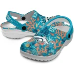 custom denver broncos tropical fish ocean clogs best selling