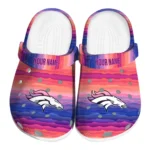 custom denver broncos wavy stripes clogs best selling