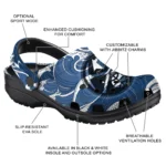 custom denver nuggets wave flow clogs best selling