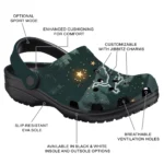 custom detroit lions deer nightscape clogs best selling