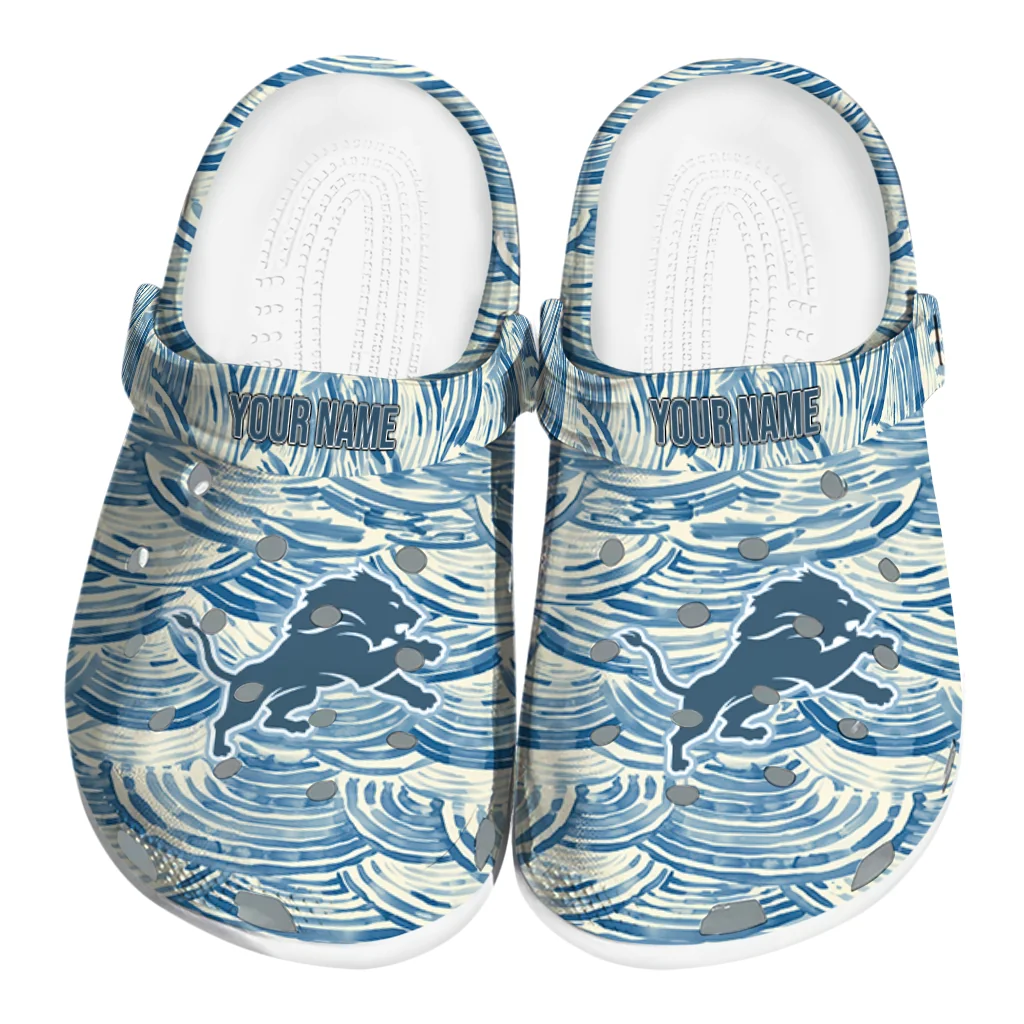 custom detroit lions sea swirls clogs best selling custom detroit lions sea swirls clogs best selling