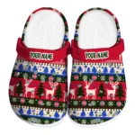 custom detroit pistons christmas motif clogs best selling