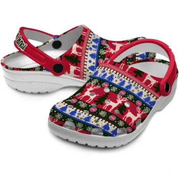 custom detroit pistons christmas motif clogs high quality