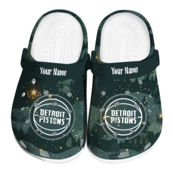 custom detroit pistons deer nightscape clogs best selling