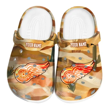 custom detroit red wings desert layers clogs best selling