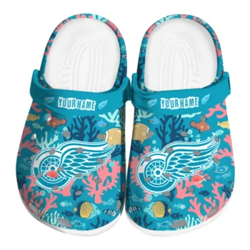 custom detroit red wings tropical fish ocean clogs best selling