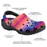 custom detroit red wings wavy stripes clogs best selling