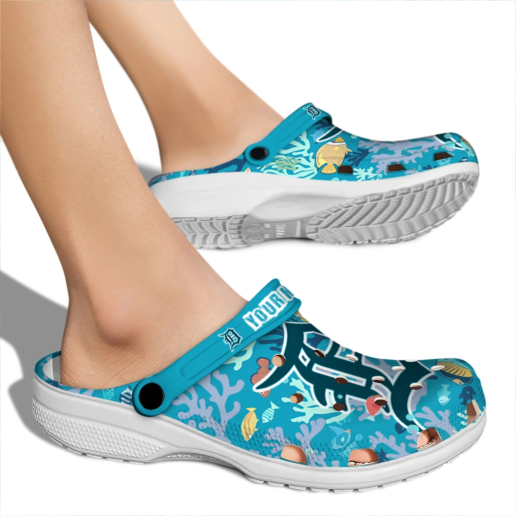 custom detroit tigers tropical fish ocean clogs fashion forward custom detroit tigers tropical fish ocean clogs fashion forward