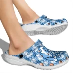 custom drake bulldogs snowflake mosaic clogs best selling