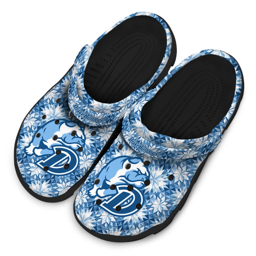 custom drake bulldogs snowflake mosaic clogs latest model custom drake bulldogs snowflake mosaic clogs latest model