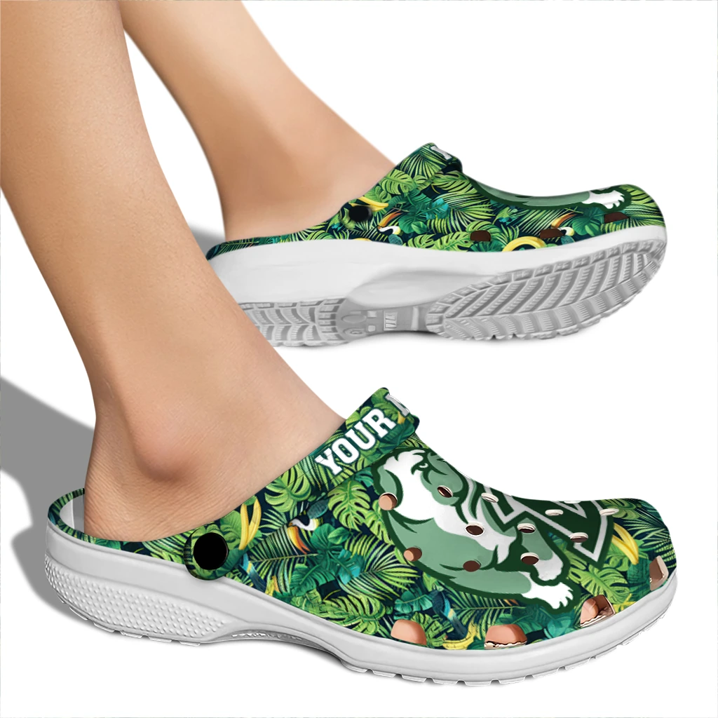 custom drake bulldogs tropical leaves clogs fashion forward custom drake bulldogs tropical leaves clogs fashion forward