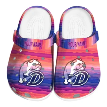 custom drake bulldogs wavy stripes clogs best selling