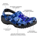 custom duke blue devils snowy hills clogs best selling