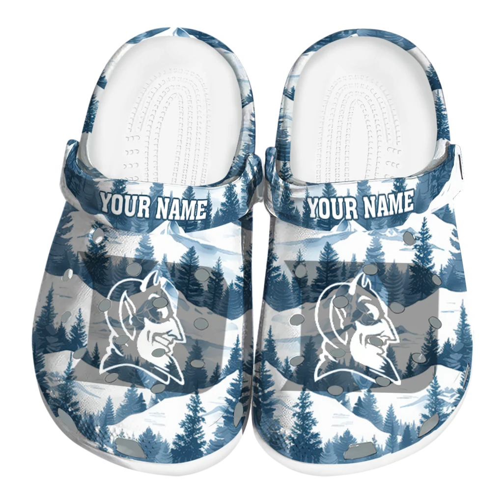 custom duke blue devils snowy mountains clogs best selling custom duke blue devils snowy mountains clogs best selling