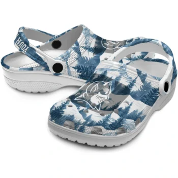 custom duke blue devils snowy mountains clogs high quality