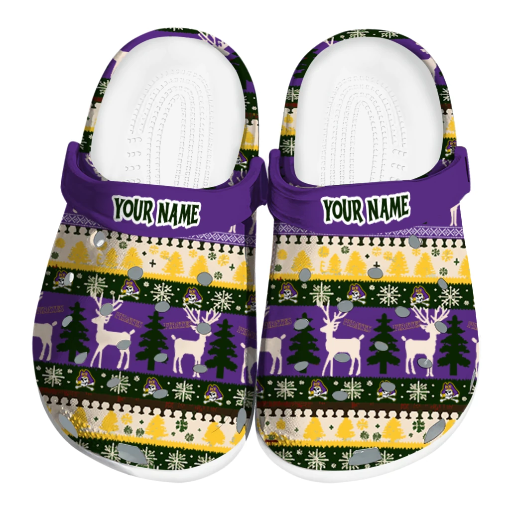 custom east carolina pirates christmas motif clogs best selling custom east carolina pirates christmas motif clogs best selling