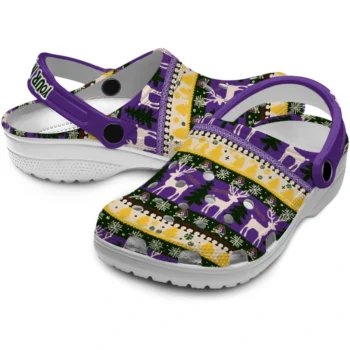 custom east carolina pirates christmas motif clogs high quality