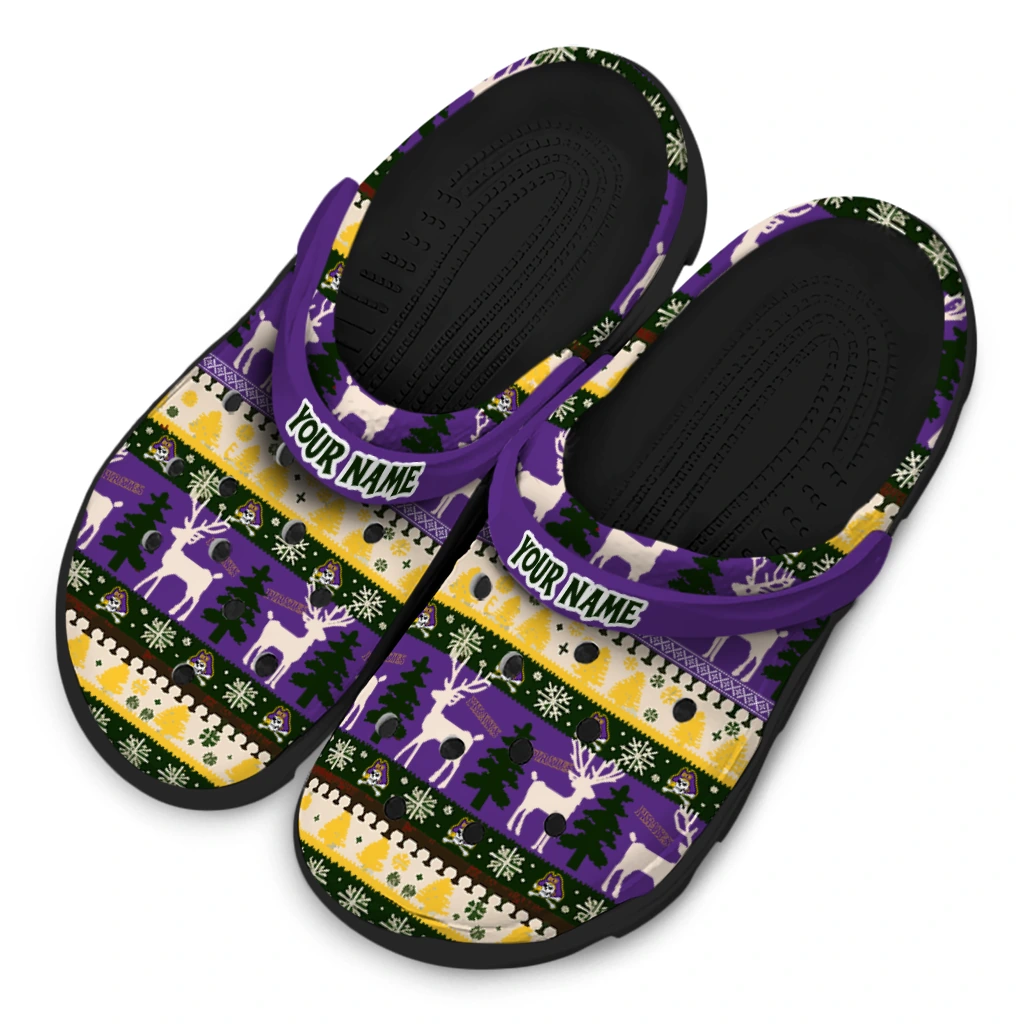 custom east carolina pirates christmas motif clogs latest model custom east carolina pirates christmas motif clogs latest model
